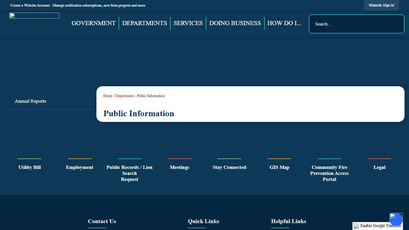 Public Information | Bay County, FL